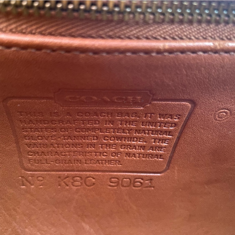 Vintage Coach Rambler's Legacy No. 9061 - British Tan - Picture 12 of 12